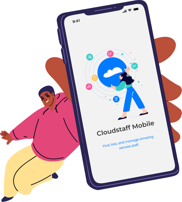 Cloudstaff Mobile Application Graphic